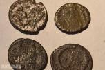 Romerske mynter 4 stk Ca 1700 år gamle