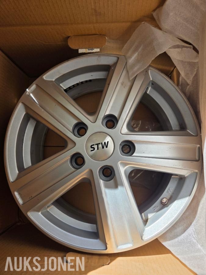 Felger til bobil *Ingen minstepris* STW Cargo Silver 16x6,5, ET62