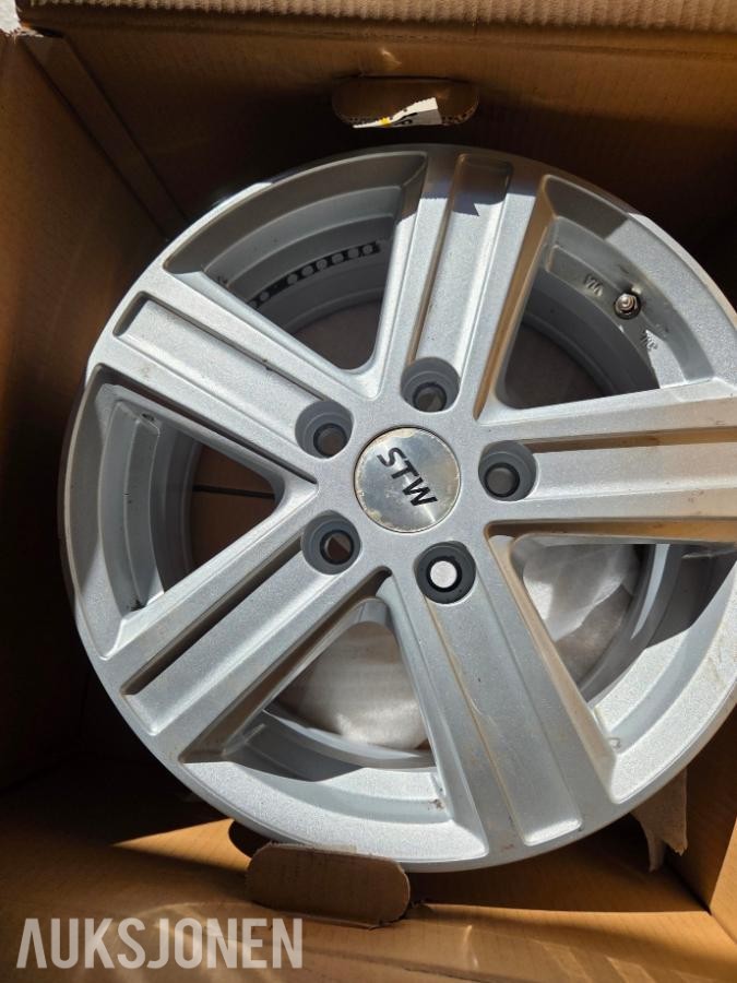 Felger til bobil *Ingen minstepris* STW Cargo Silver 16x6,5, ET62