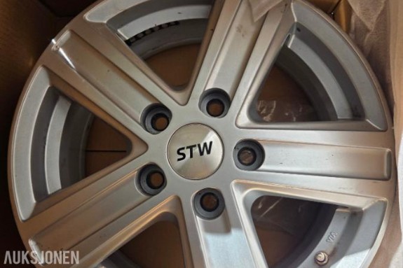 Felger til bobil *Ingen minstepris* STW Cargo Silver 16x6,5, ET62