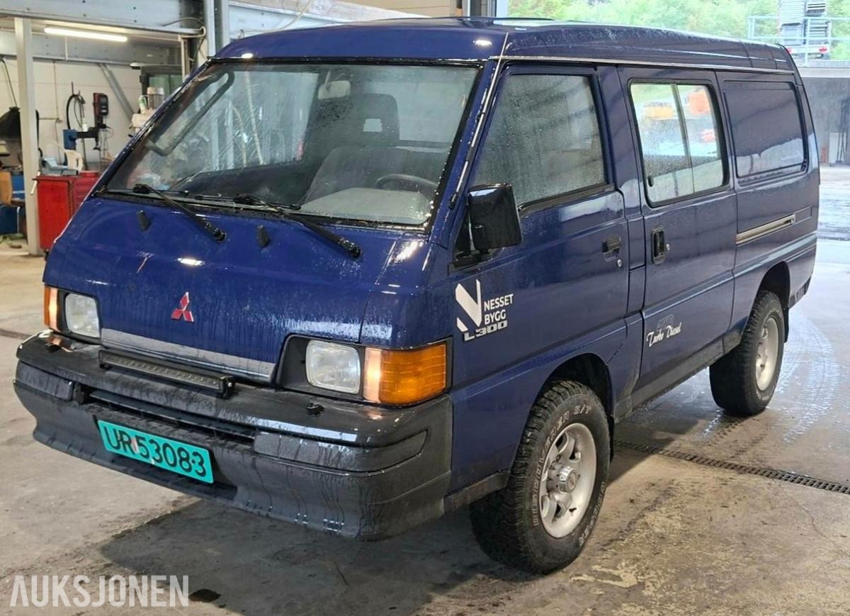 1995 Mitsubishi L300, 2.5D 4WD, 360000km EU godkjent.