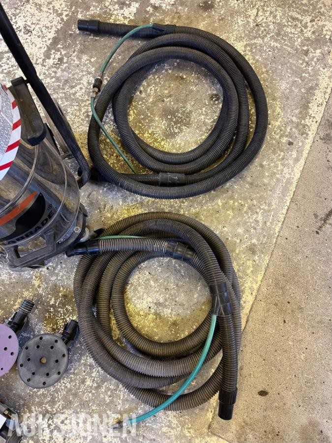 Dynabrade pussemaskiner med autostart avsug