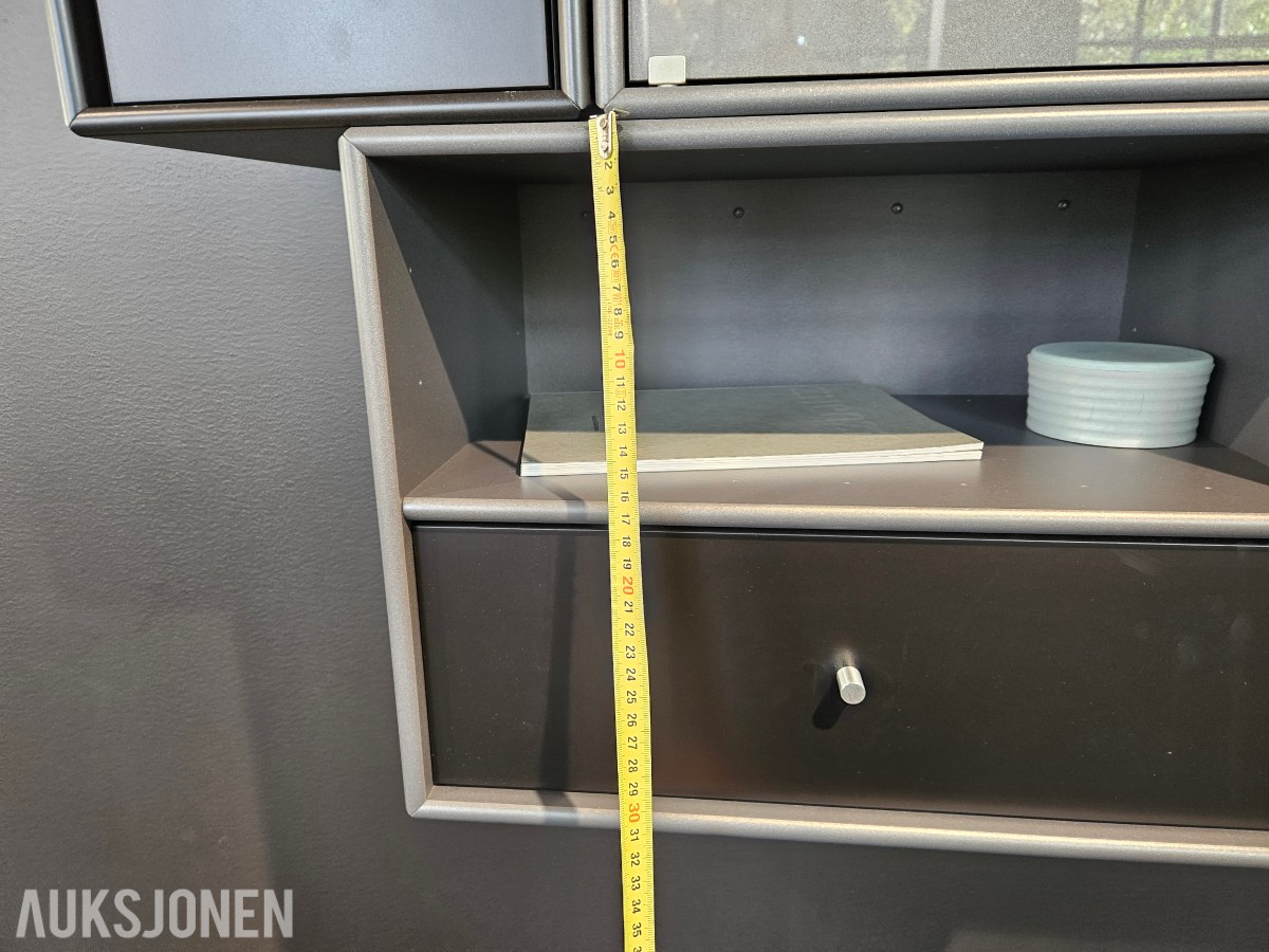 Montana vegghengt reolsystem – modulbasert oppsett