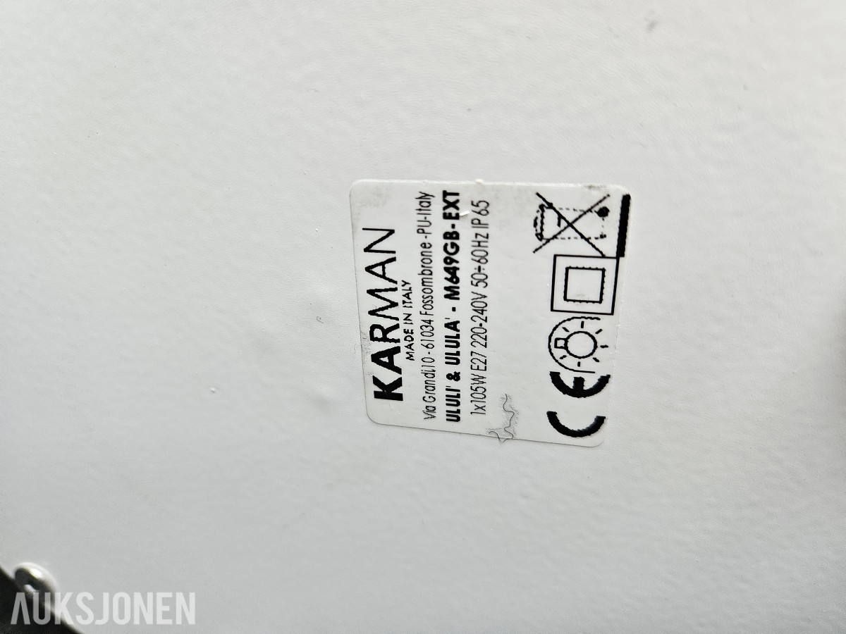 Karman Ulula Ø75 gulvlampe – nypris 15 400 kr