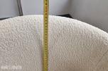 Ondarreta Ginger Chair – eik og hvit bouclé