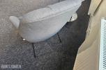 Wendelbo Chill High Back loungestol med rundt trillebord