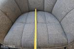 Wendelbo Chill High Back loungestol med rundt trillebord