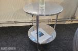 Wendelbo Chill High Back loungestol med rundt trillebord