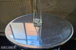 Wendelbo Chill High Back loungestol med rundt trillebord