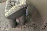 Driade Roly Poly loungestol med pute – design Faye Toogood