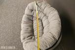 Driade Roly Poly loungestol med pute – design Faye Toogood