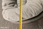 Driade Roly Poly loungestol med pute – design Faye Toogood