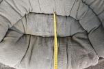 Driade Roly Poly loungestol med pute – design Faye Toogood