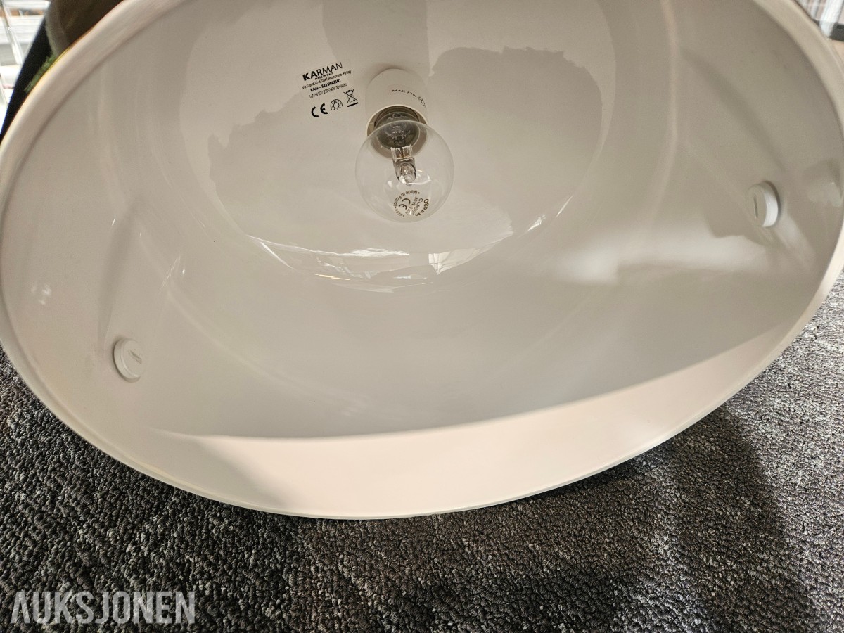 Karman Bag designlampe – bronse