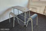 Sedus Se:Lab High Desk med 3 stk Hopper Standing Seat