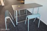 Sedus Se:Lab High Desk med 3 stk Hopper Standing Seat