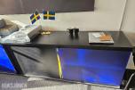 Ragnars R5 oppbevaringsskap med blå skyvedører – 2 stk