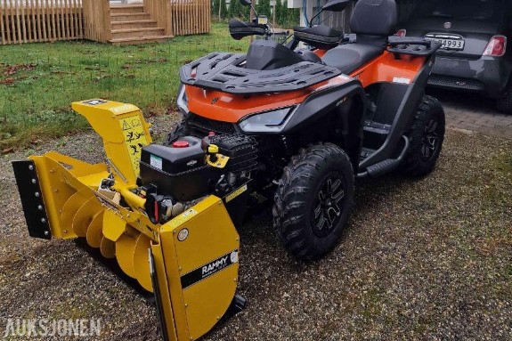 2024 Segway Snarler at 6 ATV med snøfreser