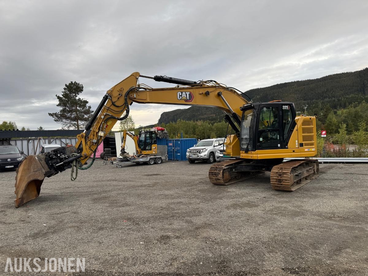 2019 Cat 325NG Gravemaskin m/Tiltrotator og S70-2 Skuffer