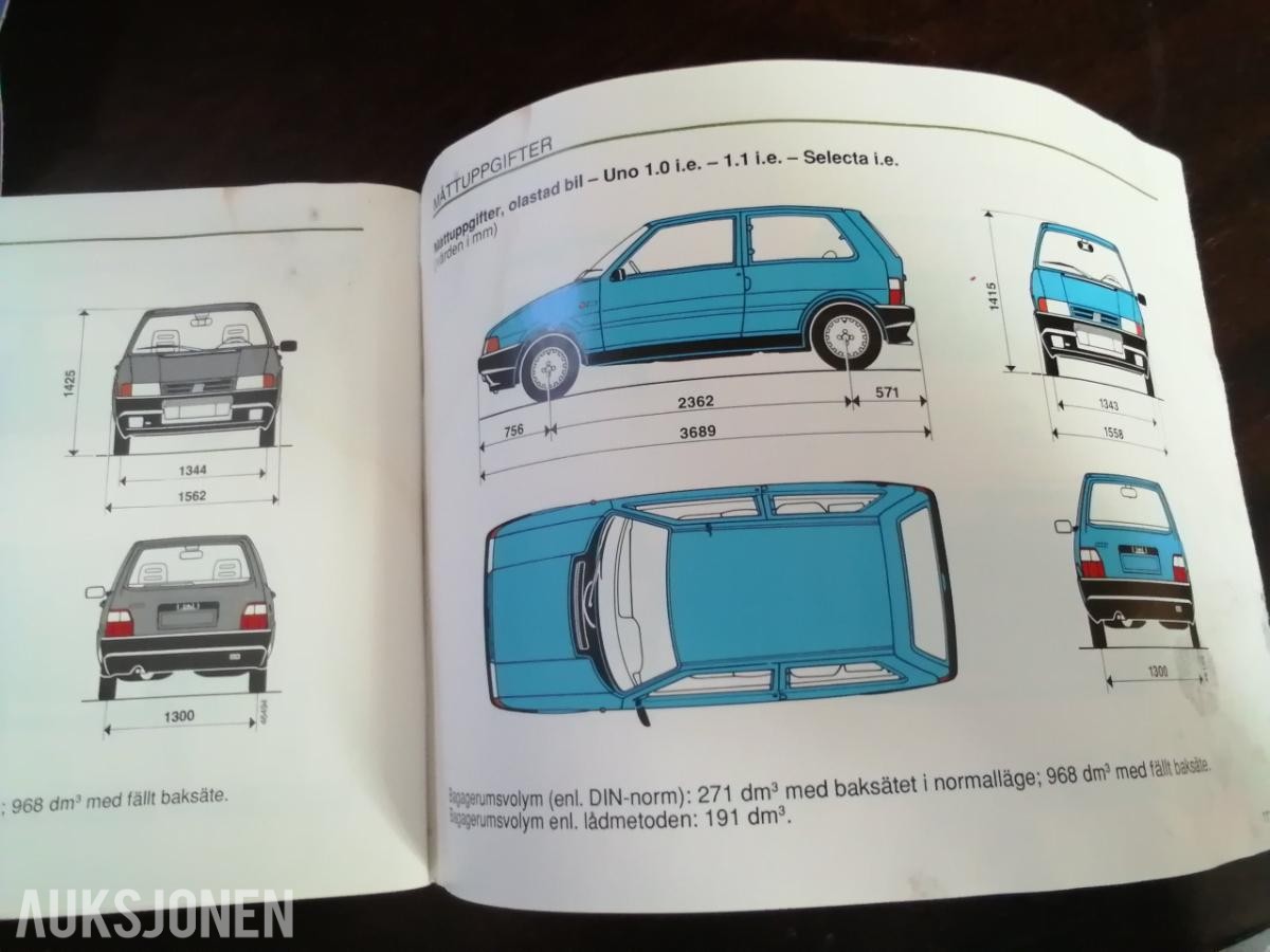 1993 Fiat Uno 1.1 ie DELEBIL ELLER EKSPORT LAV KM