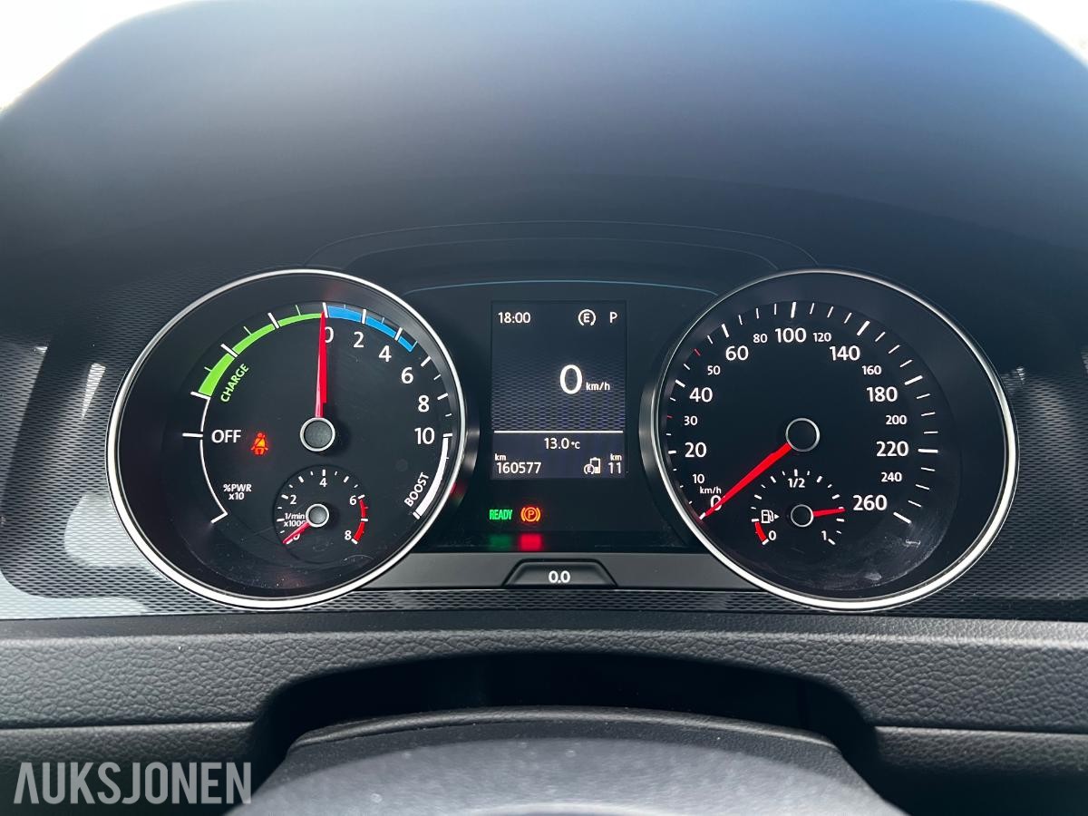 2016 Volkswagen Golf GTE 1.4 HYBRID 204HK ADAPTIV CRUISEKONTROLL, S+V DEKK