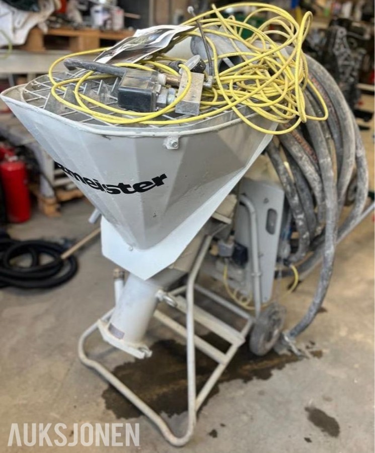 2007 Putzmeister MP22 Mono mørtelpumpe, 230 V, slanger og kabler