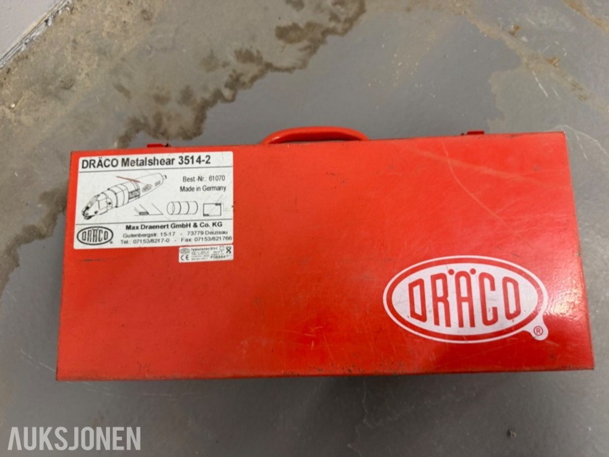 Dräco 3514-2 Rørkutterfor spiro / ventilasjonsrør m.m
