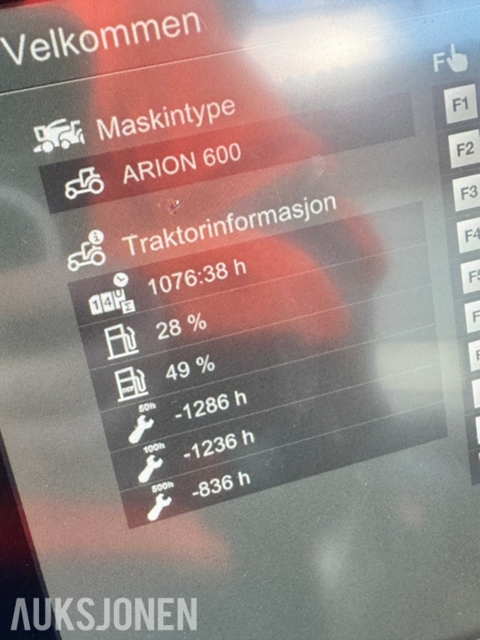 2019 Claas Arion 660 Cmatic - 5034 Timer