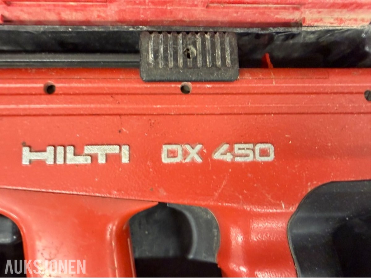 Hilti Boltepistoler DX 450 og DX 400 m/koffert og spiker
