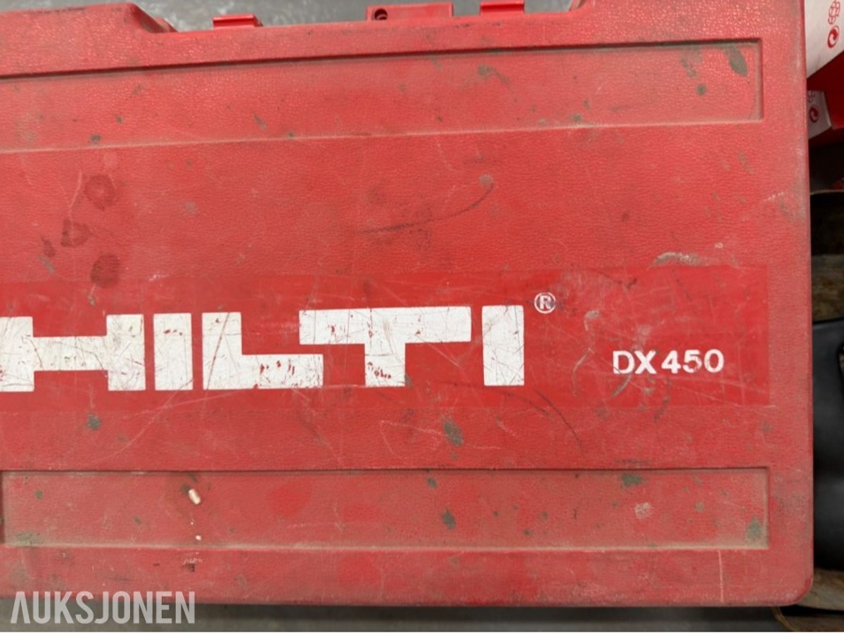 Hilti Boltepistoler DX 450 og DX 400 m/koffert og spiker