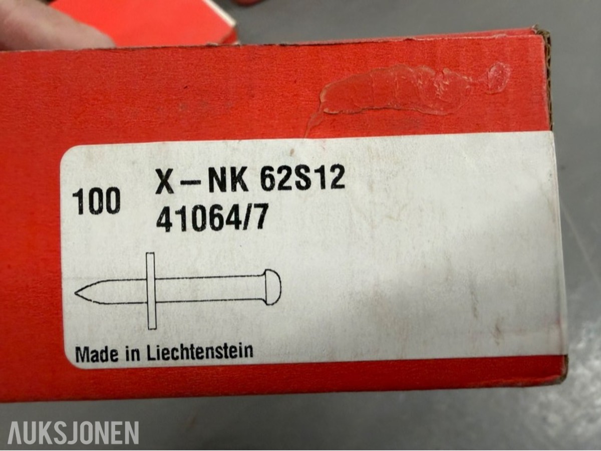Hilti Boltepistoler DX 450 og DX 400 m/koffert og spiker