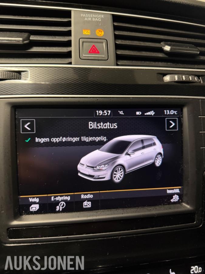 2016 VOLKSWAGEN GOLF GTE 1.4 TFSI 204HK ADAPTIV CRUISEKONTROLL