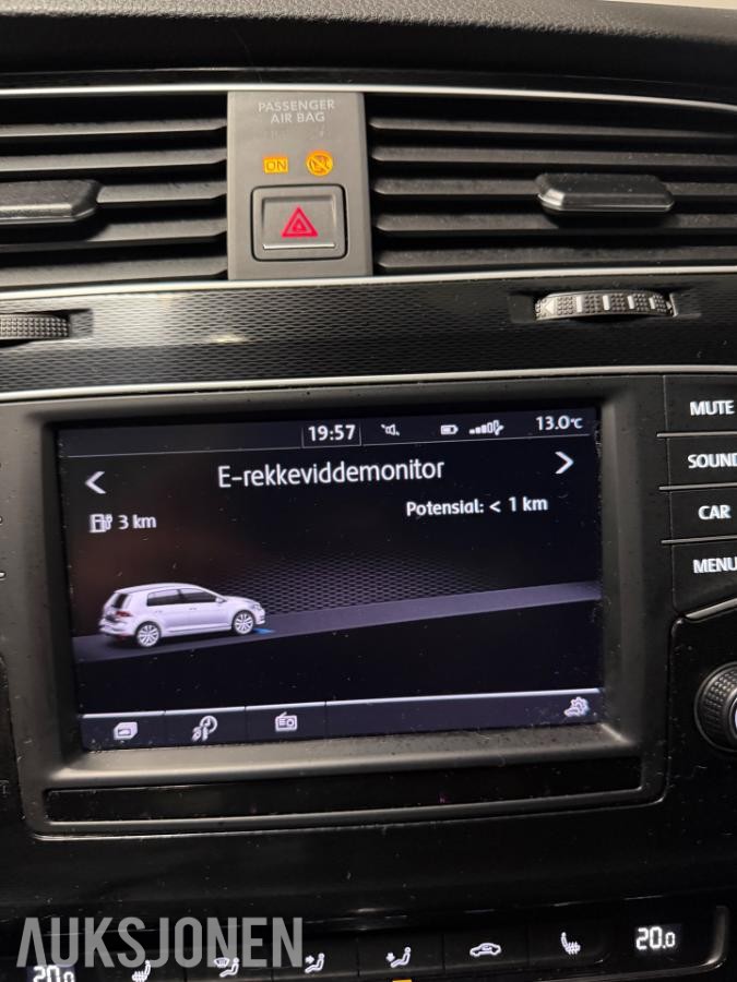 2016 VOLKSWAGEN GOLF GTE 1.4 TFSI 204HK ADAPTIV CRUISEKONTROLL