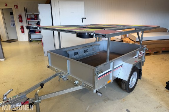 2024 BK-Hengeren PL 0720SK Varslingshenger - Nedfellbart varselstativ - 750 kg - Ubrukt
