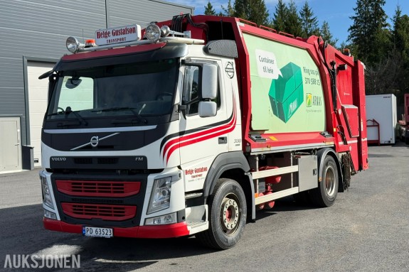 2018 Volvo FM 330 4x2 Renovasjonsbil , Geesinknorba MF300, L500 løfter, Botek-veiesystem
