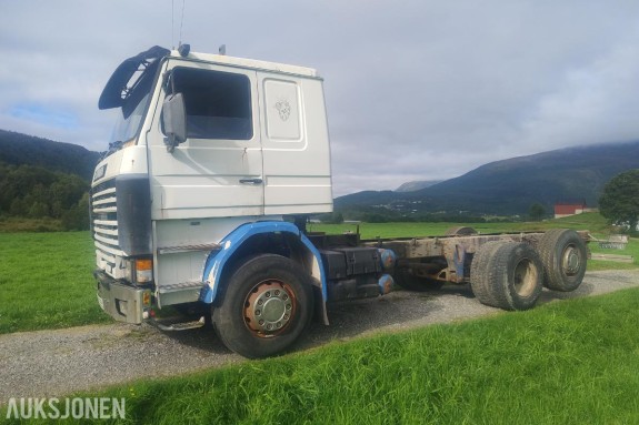 1989 Scania 143M 400 med enkeltramme