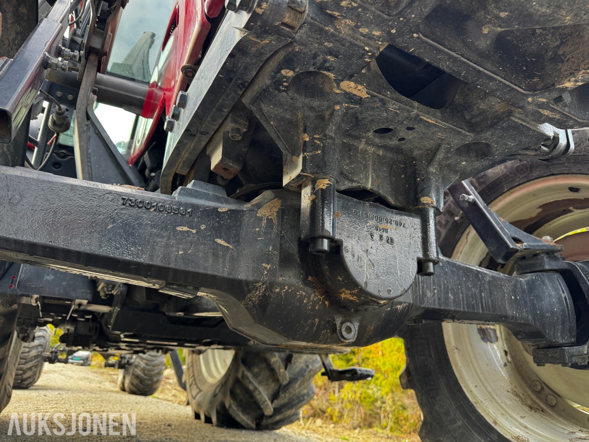 2007 Valtra N141 Twin-Trac traktor med Nokka tømmerhenger 