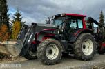 2007 Valtra N141 Twin-Trac traktor med Nokka tømmerhenger 