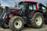 2007 Valtra N141 Twin-Trac traktor med Nokka tømmerhenger 