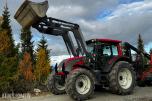 2007 Valtra N141 Twin-Trac traktor med Nokka tømmerhenger 