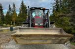 2007 Valtra N141 Twin-Trac traktor med Nokka tømmerhenger 