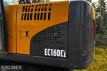 2010 Volvo EC160CL gravemaskin med tiltrotator og 2 skuffer