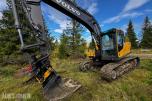 2010 Volvo EC160CL gravemaskin med tiltrotator og 2 skuffer