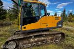 2010 Volvo EC160CL gravemaskin med tiltrotator og 2 skuffer