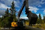 2010 Volvo EC160CL gravemaskin med tiltrotator og 2 skuffer