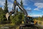 2010 Volvo EC160CL gravemaskin med tiltrotator og 2 skuffer