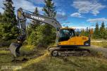 2010 Volvo EC160CL gravemaskin med tiltrotator og 2 skuffer