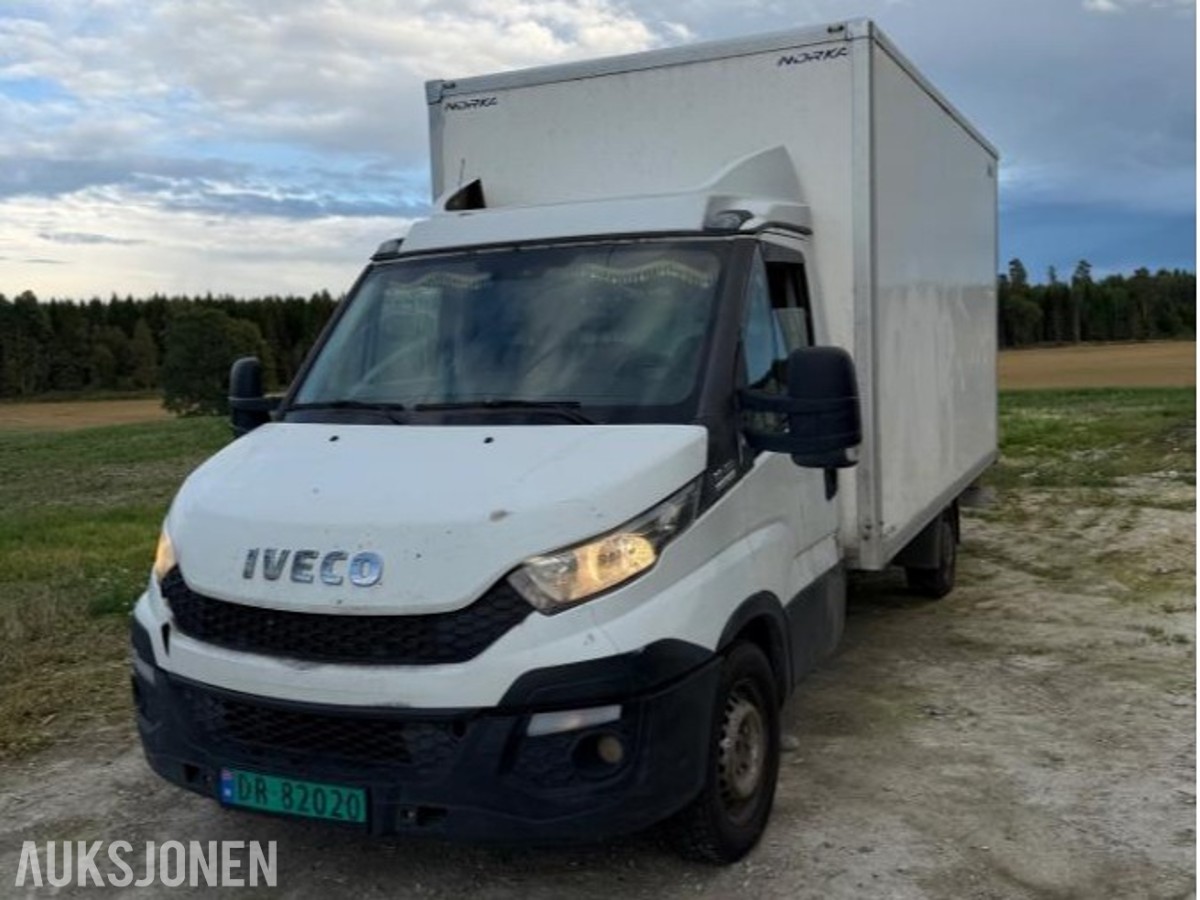 2015 Iveco Daily 35S12 AUTOMAT SKAPBIL PÅKOSTET REP. OBJEKT