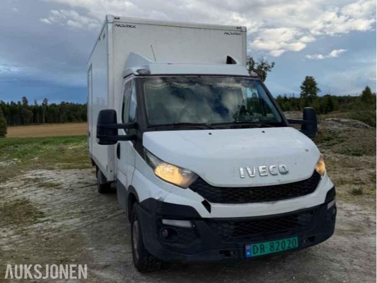 2015 Iveco Daily 35S12 AUTOMAT SKAPBIL PÅKOSTET REP. OBJEKT