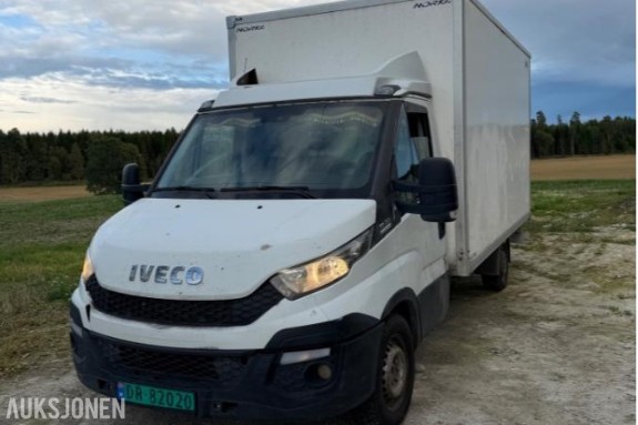 2015 Iveco Daily 35S12 AUTOMAT SKAPBIL PÅKOSTET REP. OBJEKT